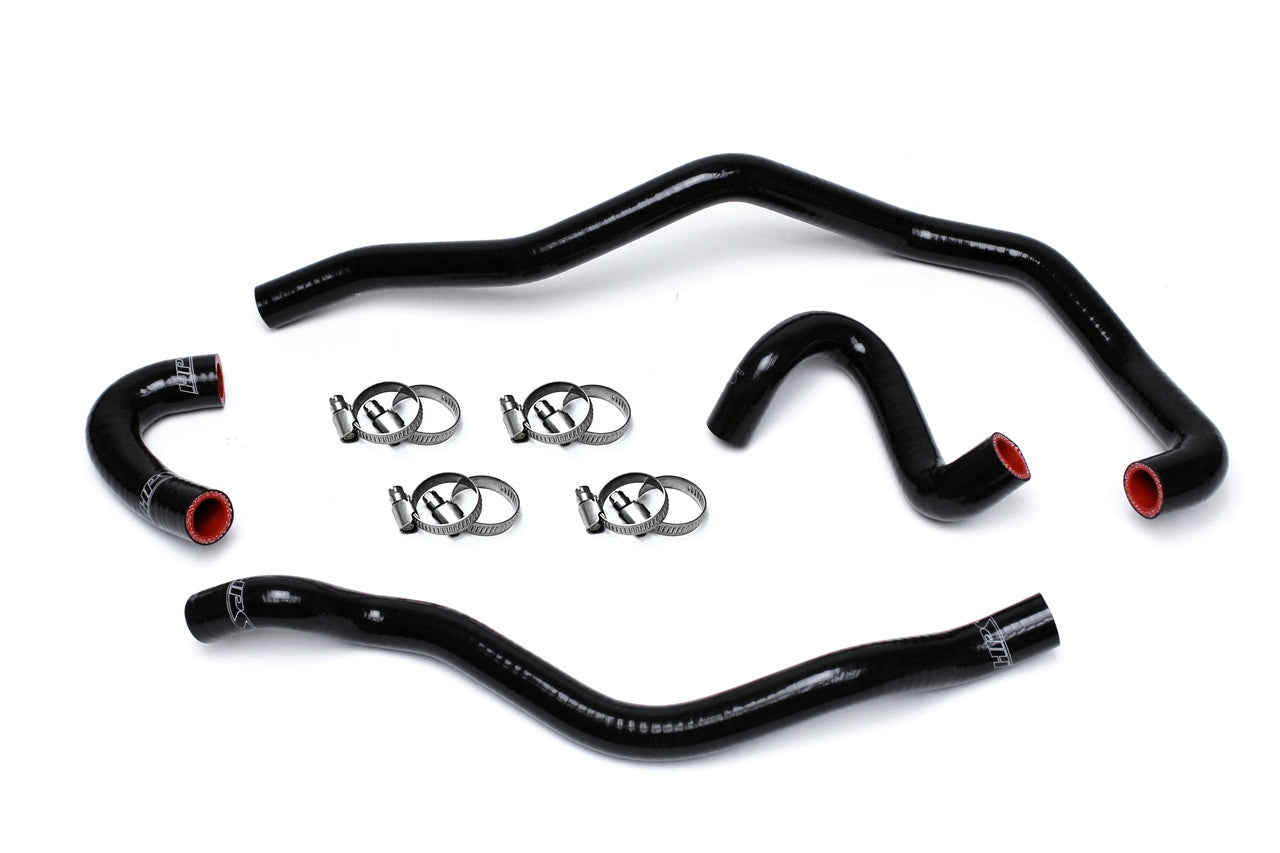HPS Reinforced Black Silicone Heater Hose Kit Coolant BMW 01-06 E46 M3 Left Hand Drive