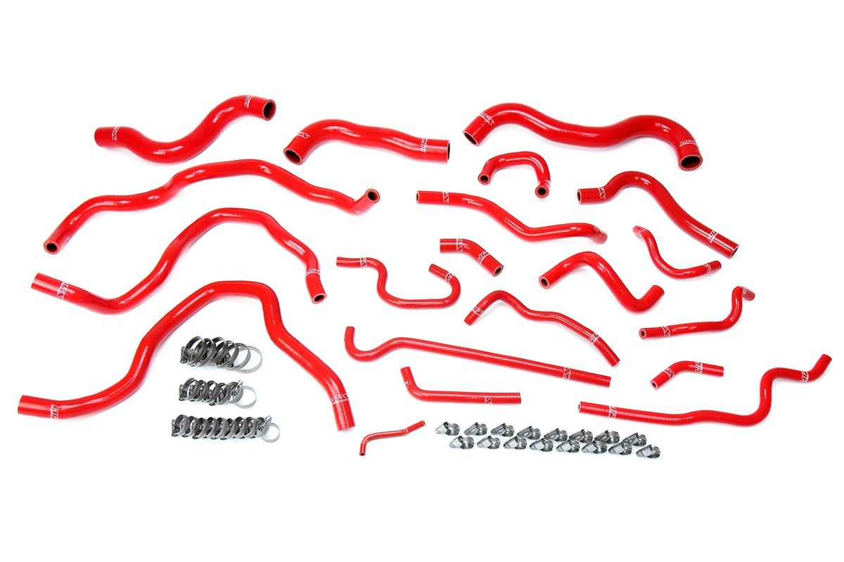 HPS Red Silicone Radiator + Heater Hose Kit 2016-2020 Honda Civic 2.0L Non Turbo 57-1607-RED