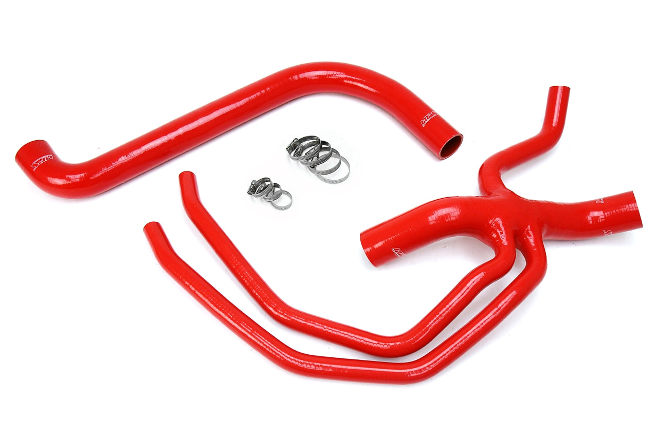 HPS Red Silicone Radiator Hose Kit 1999-2003 Ford F150 Lightning 5.4L V8 57-1673-RED