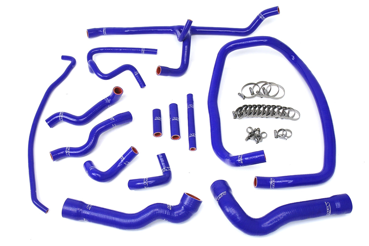 HPS Blue Reinforced Silicone Radiator and Heater Hose Kit Coolant BMW 96-99 E36 M3 Left Hand Drive