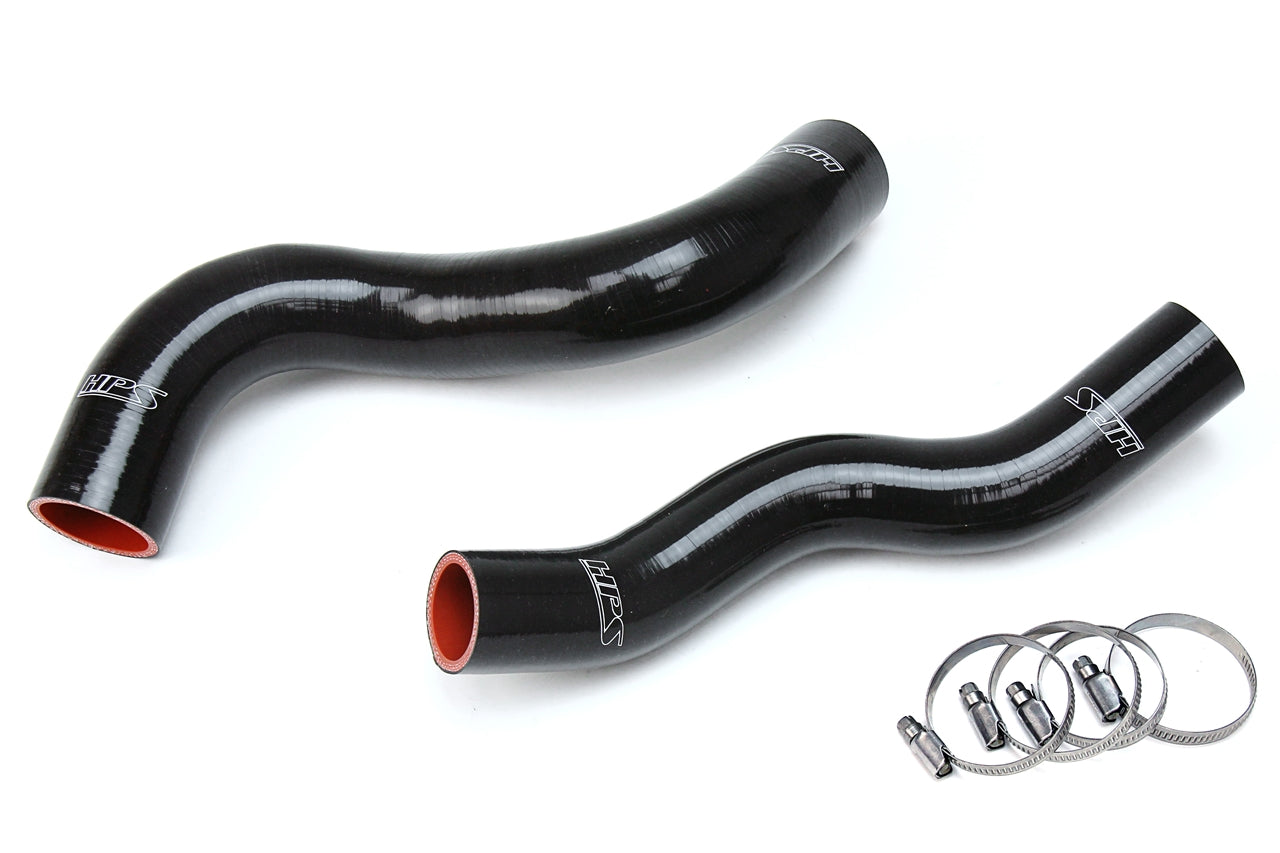 HPS Black Reinforced Silicone Radiator Hose Kit Coolant Jeep 05-09 Grand Cherokee 4.7L V8 WK1