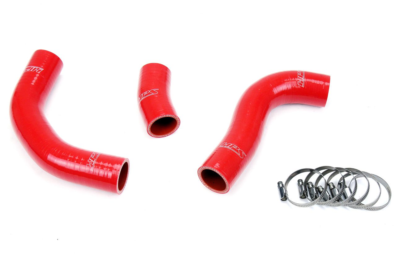 HPS Reinforced Red Silicone Radiator Hose Kit Coolant Toyota 88-90 Land Cruiser FJ62 4.0L I6