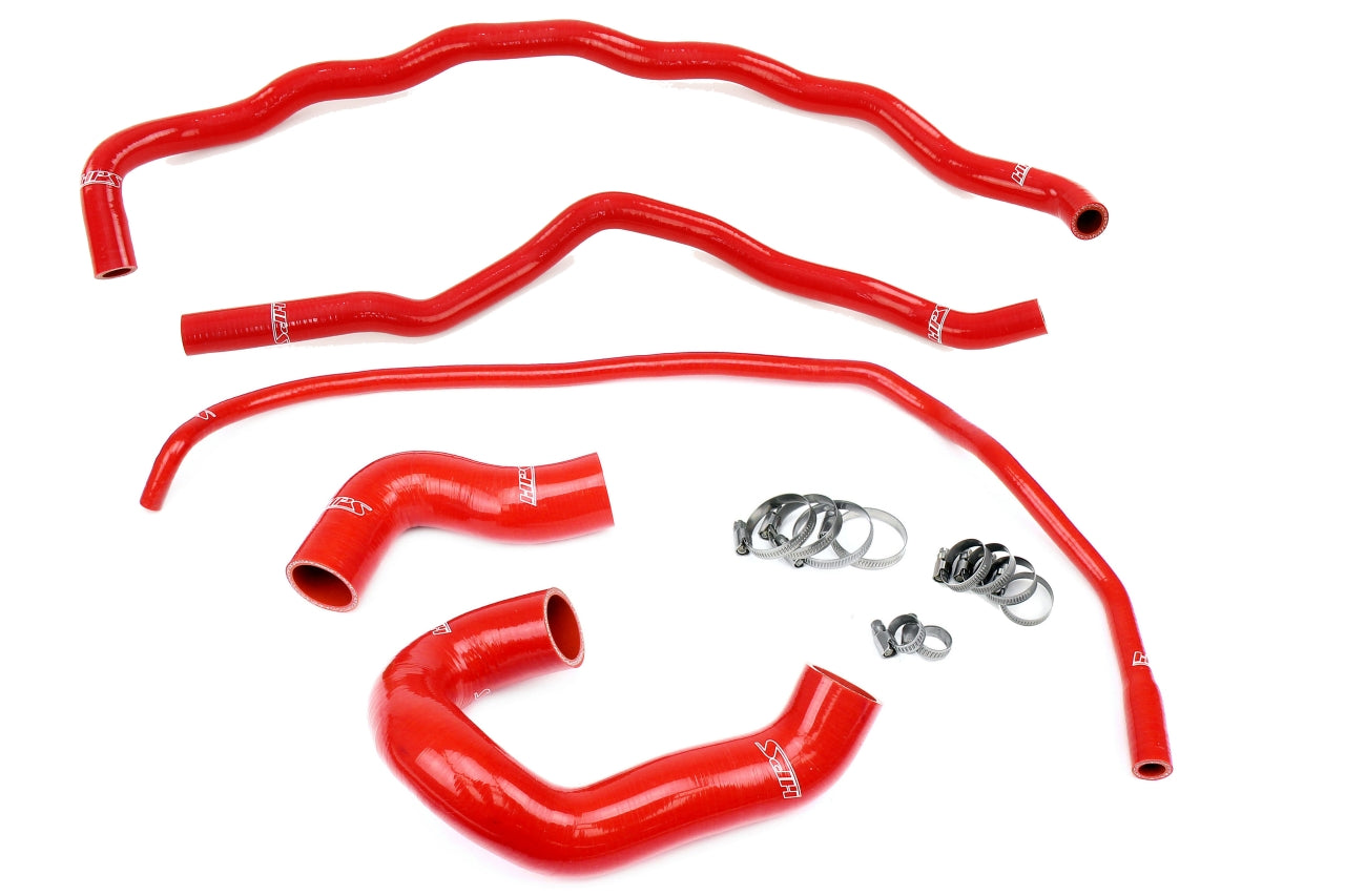 HPS Red Silicone Upper Lower Radiator Heater Coolant Hose BMW 335i 3.0L Turbo N55 E90 E91 E92 E93 E9X 57-1860-RED
