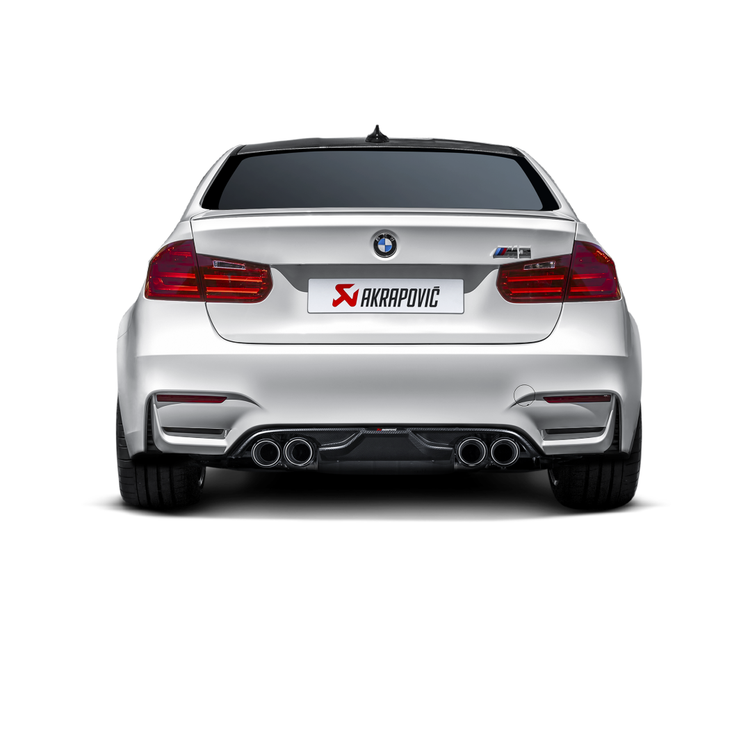 Akrapovič Slip-On Line Exhaust System (Titanium) w/Carbon Tips - 2014-2018 BWW M3 (F80)