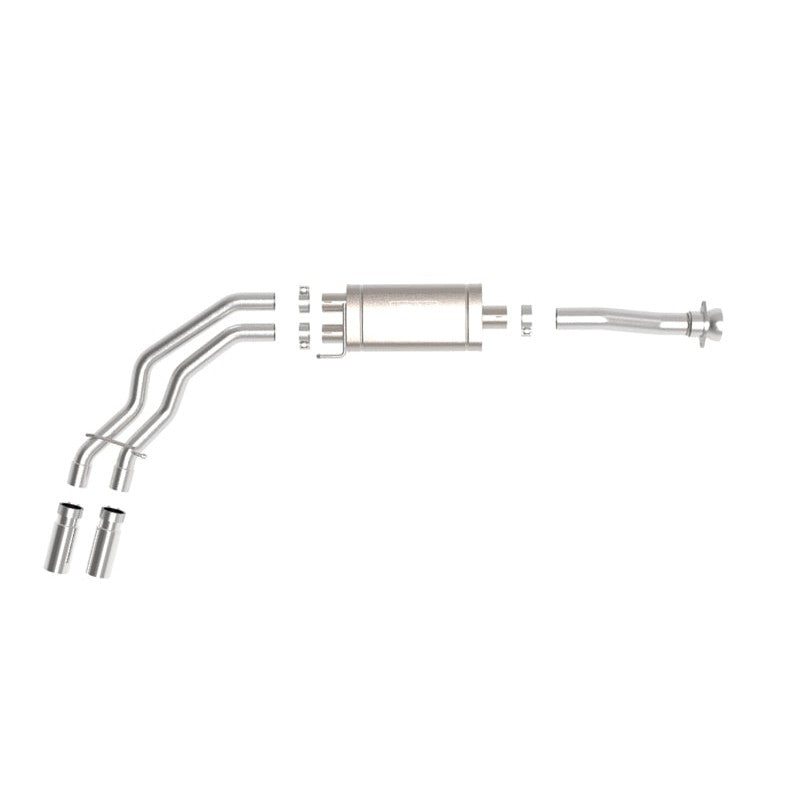 aFe Rebel 3in 409 SS Cat-Back Exhaust 2021 Ford F-150 V6 2.7L/3.5L (tt)/V8 5.0L w/ Polished Tips