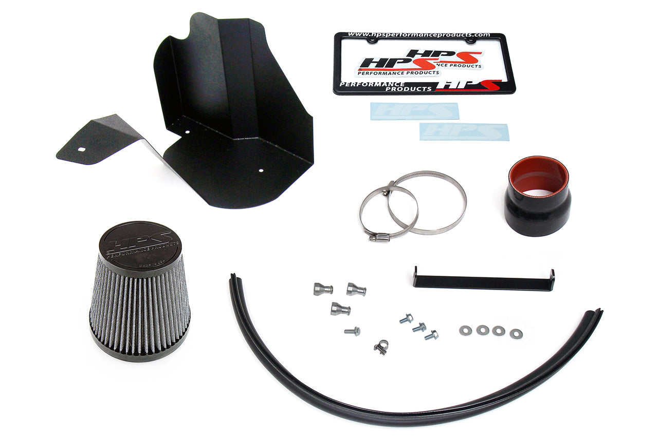 HPS Air Intake Kit 2012-2018 Audi A6 Quattro 3.0L Supercharged (C7), Includes Heat Shield