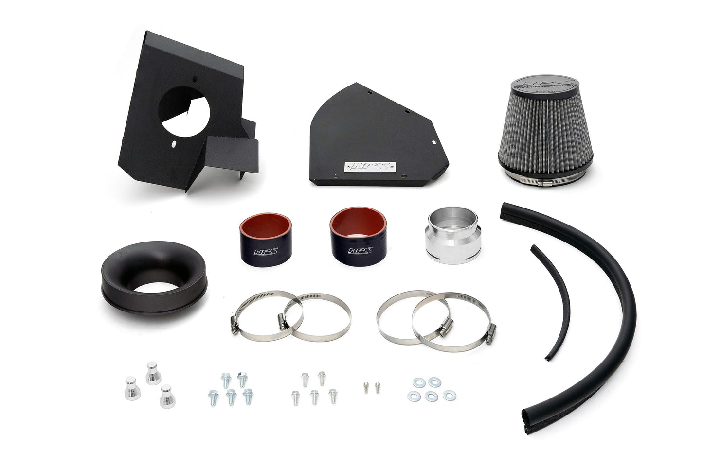 HPS Performance Air Intake Kit with Heat Shield 2021-2024 BMW M440i 3.0L Turbo B58 G22 G23 G26, 827-771