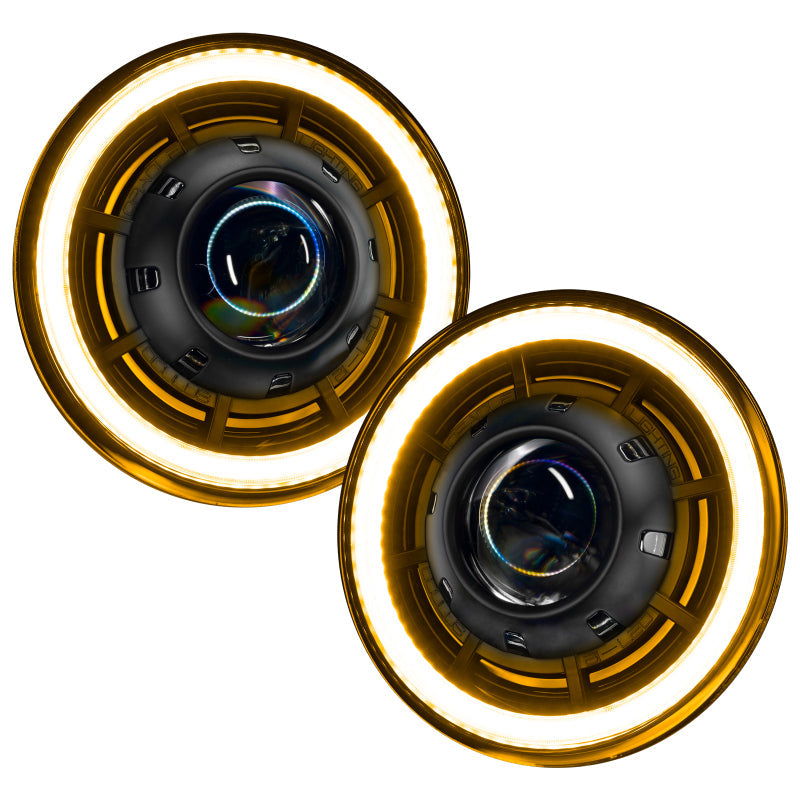 ORACLE Lighting 0718 Jeep Wrangler JK Oculus 7in Switchback BiLED Projector Headlights