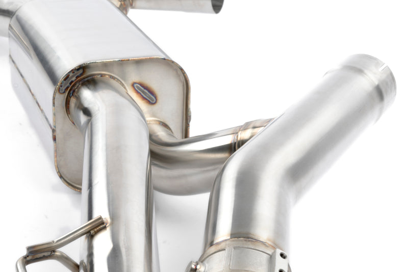 Dinan 20-26 BMW X5 M/X6 M (F95/F96) Valved Axleback Exhaust System - Black Tips