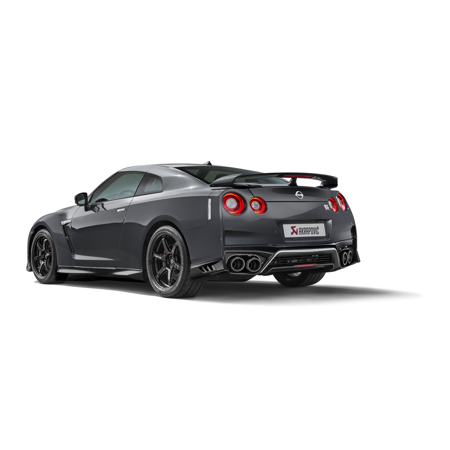 Akrapovič Evolution Line Catback Exhaust (Titanium) w/o Tips - 2008-2025 Nissan GT-R