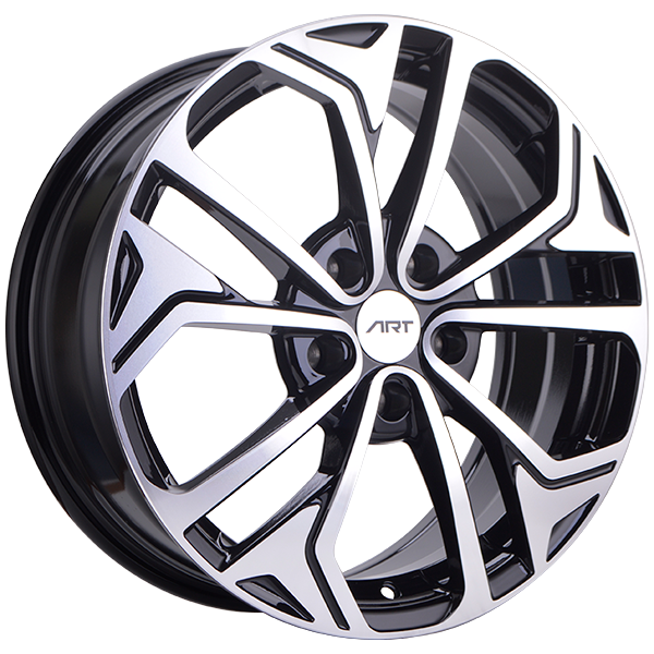 ART Replica REPLICA 186 Gloss Black - Machined Face 19x7.5 +45 5x114.3mm 67.1mm