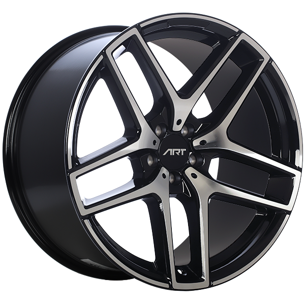 ART Replica Replica 197 Gloss Black - Machined Face 21x11 +38 5x112mm 66.6mm