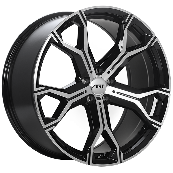 ART Replica REPLICA 181 Gloss Black - Machined Face 21x9.5 +37 5x112mm 66.6mm