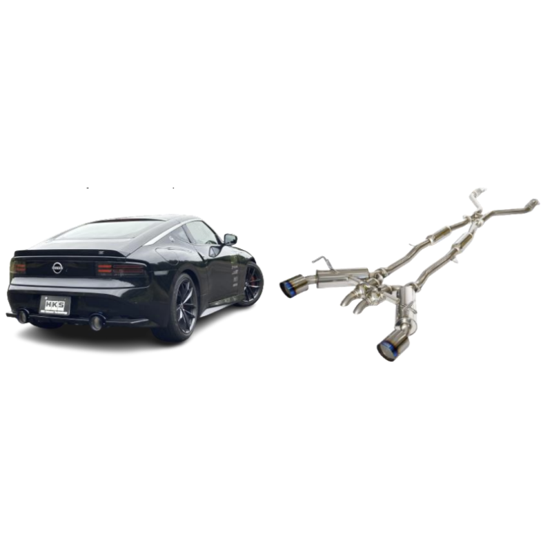 HKS 2023 Nissan Z RZ34 VR30DDTT Dual Hi-Power Titanium Tip Catback Exhaust