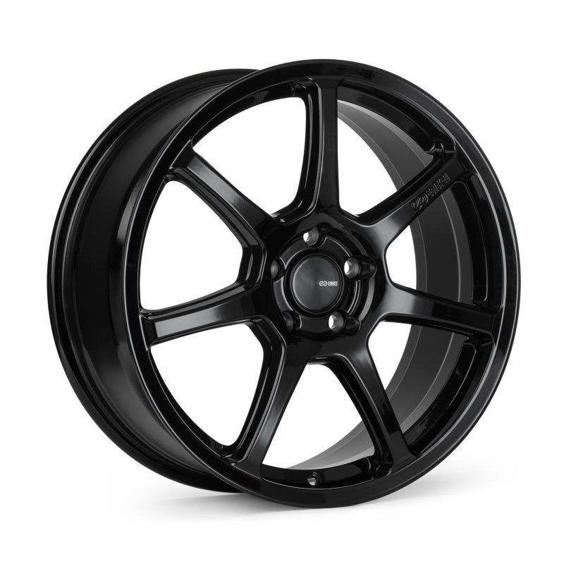Enkei Imola2 16x7.5 / 5x114.3 BP / ET38 / 72.6mm Bore - Gloss Black Wheel