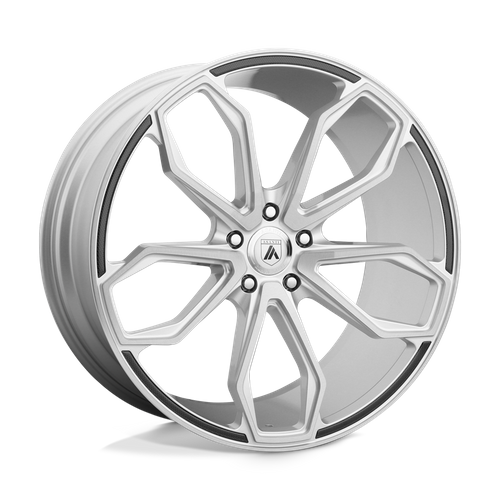 Asanti Black ABL-19 ATHENA Brushed Silver 20x10 +40 Custom 72.6mm