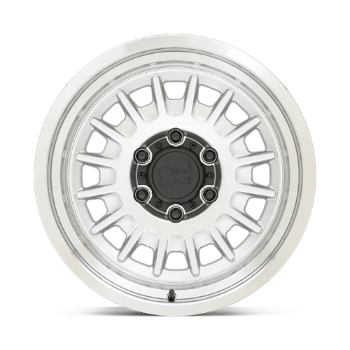 Black Rhino ALISO Gloss Silver W/ Mirror Cut 18x9 +12 5x150mm 110.1mm