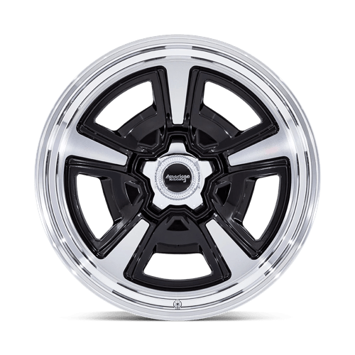 American Racing VN517 MARAUDER Gloss Black Mch W/ Dia-cut Lip 20x10 +6 5x127mm 78.1mm