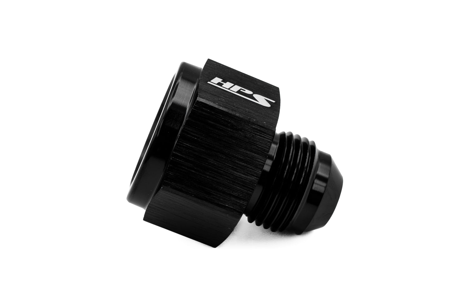 HPS Performance AN Female to AN Male Reducer Adapter, Aluminum, Black