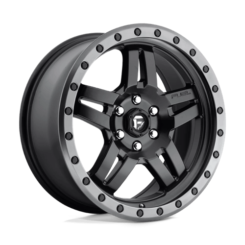 Fuel Offroad D557 ANZA Matte Black Gun Metal Ring 18x8 +27 6x120mm 67.1mm
