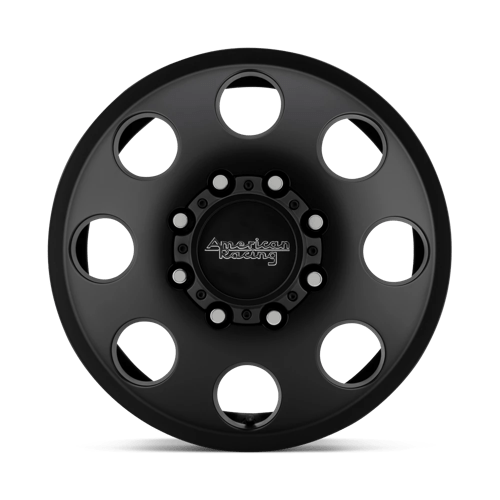 American Racing AR204 BAJA DUALLY Satin Black 17x6.5 +111 8x210mm 154.3mm