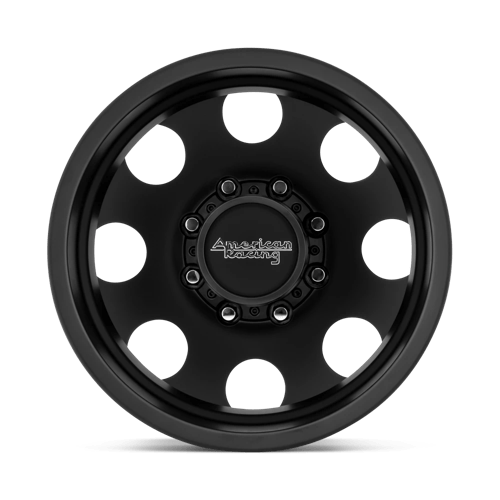 American Racing AR204 BAJA DUALLY Satin Black 17x6.5 -140 8x200mm 142mm