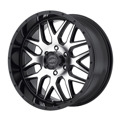American Racing AR910 Gloss Black Machined 20x9 +18 6x139.7mm 108mm