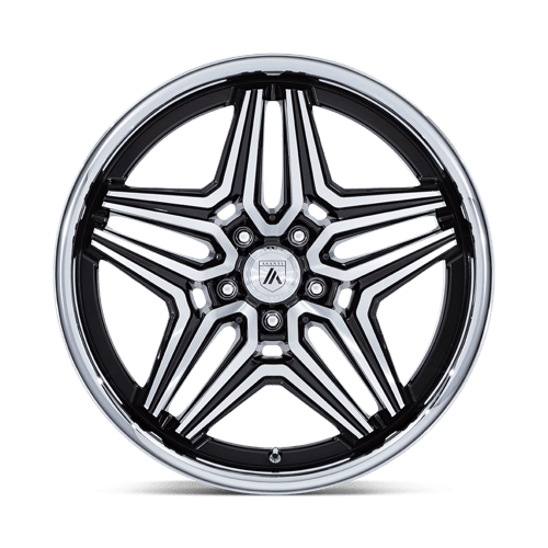 Asanti Black AB046 DUKE Gloss Black Machined 20x10.5 +18 5x114.3mm 72.6mm