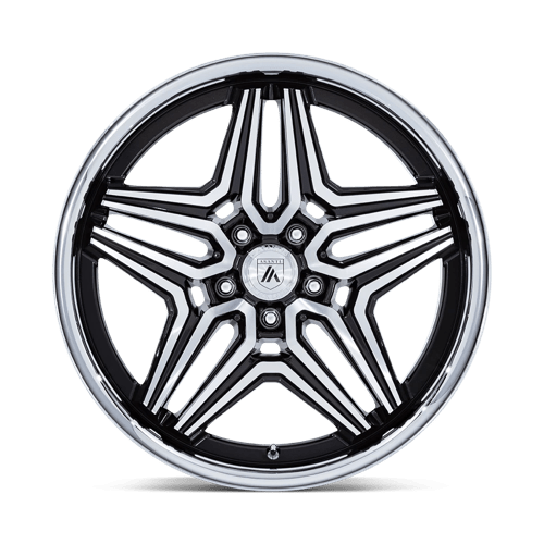 Asanti Black AB046 DUKE Gloss Black Machined 22x10.5 +18 5x120mm 74.1mm