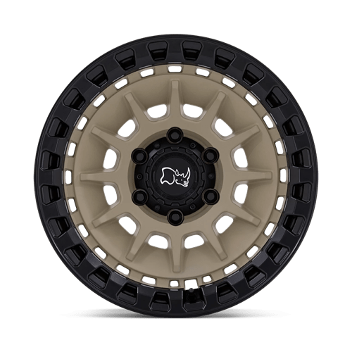 Black Rhino BARRAGE Desert Sand On Matte Black 17x8.5 -10 6x139.7mm 106.1mm