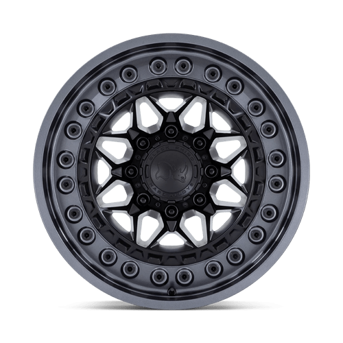 Black Rhino ALPHA Matte Black W/ Gunmetal Lip 20x10 -18 8x180mm 124.2mm