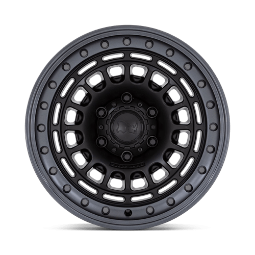 Black Rhino BR014 SAHARA Matte Black W/ Gunmetal Lip 17x9 0 5x127mm 71.5mm