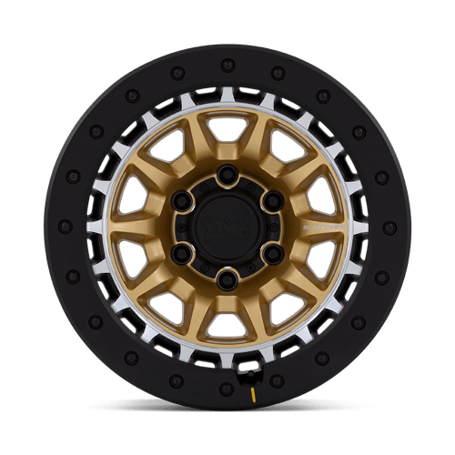 Black Rhino BR016 TUSK Matte Gold W/ Machined Ring 17x8.5 0 6x135mm 87.1mm