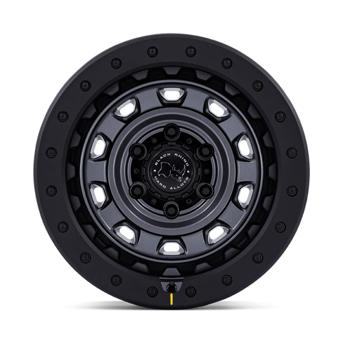 Black Rhino BR023 XPLORER Matte Gunmetal W/ Matte Blk-lp 17x9 +1 6x139.7mm 106.1mm
