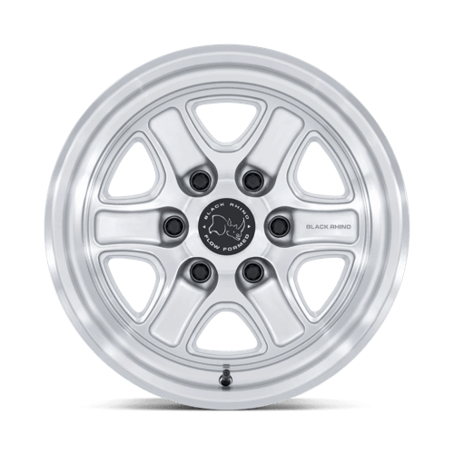 Black Rhino BR032 ECHO Gloss Silver W/ Machined Face 17x8.5 0 6x135mm 87.1mm