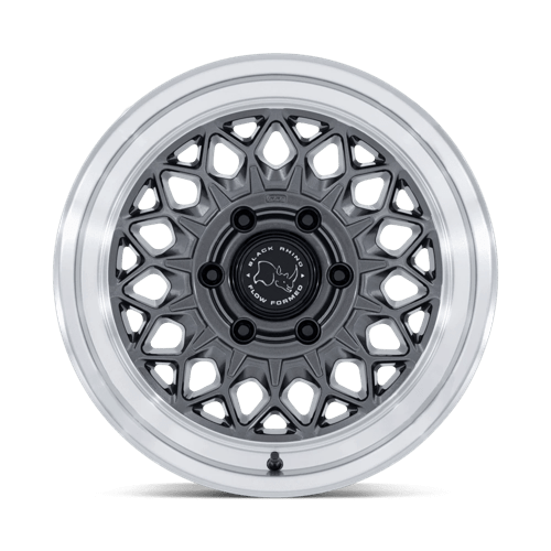Black Rhino BR034 GRAZ Gloss Gunmetal W/ Machined Lip 17x8.5 +25 6x135mm 87.1mm
