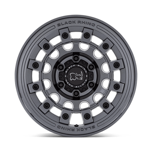 Black Rhino FUJI Matte Gunmetal 17x9 -12 6x139.7mm 106.1mm