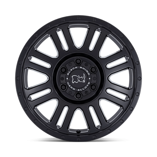 Black Rhino YELLOWSTONE Matte Black 17x8 +45 5x160mm 65.1mm