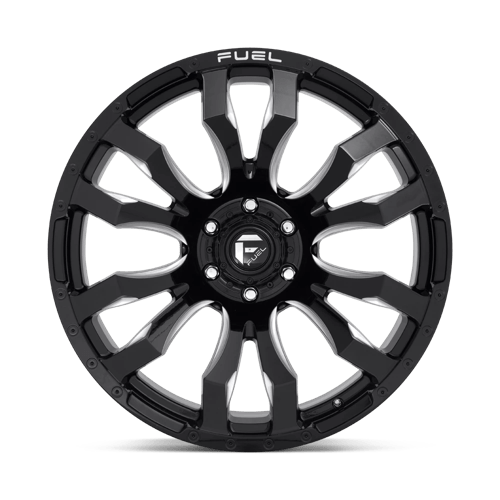 Fuel Offroad D673 BLITZ Gloss Black Milled 20x9 +1 8x170mm 125.1mm