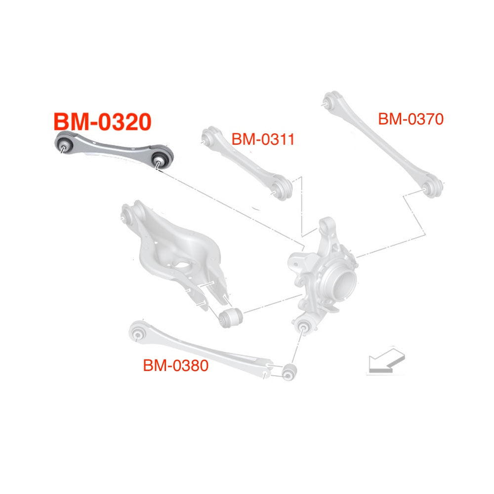 12-UP BMW 2 Series Megan Racing Rear Upper Front Camber Arms