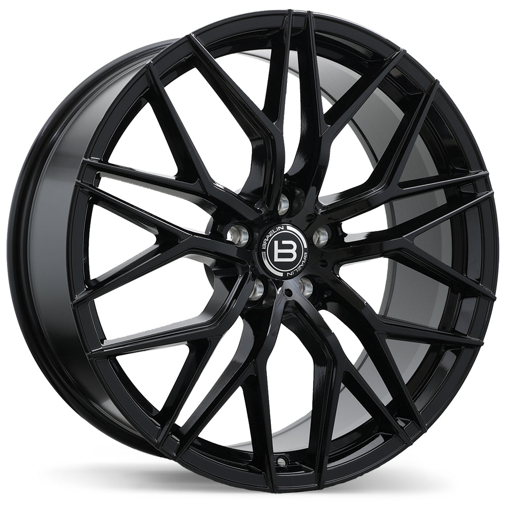 Braelin BR10 Gloss Black 21x9 +25 5x114.3mm 60.1mm