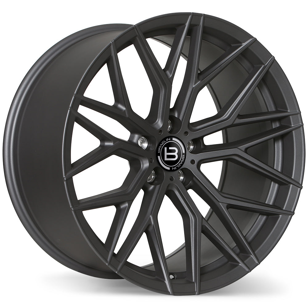 Braelin BR10 Matte Graphite 20x10.5 +30 5x112mm 66.5mm