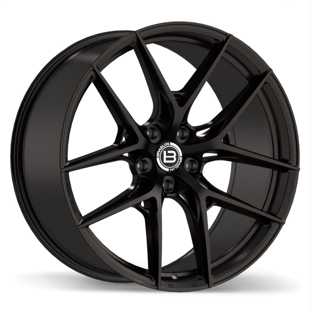 Braelin BR14 Satin Black Anthracite 22x10.5 +20 5x114.3mm 68.2mm