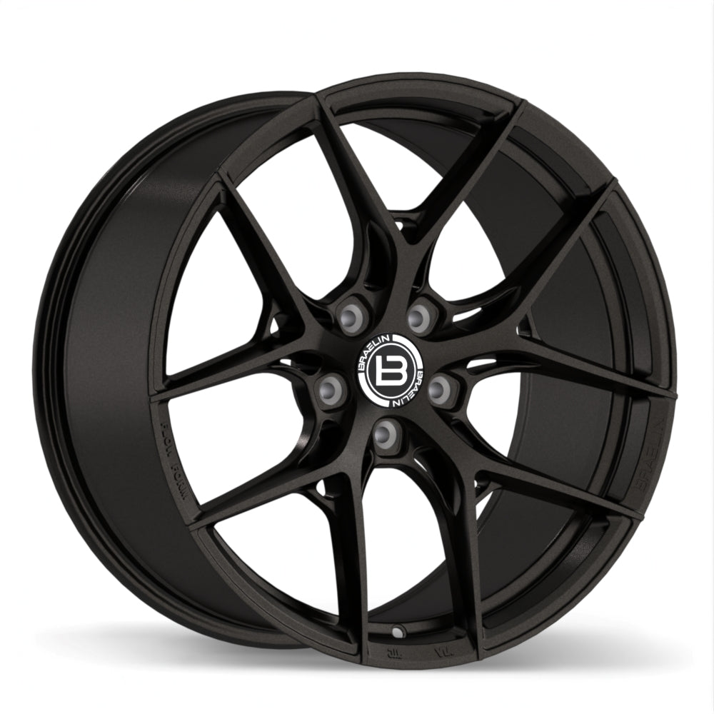 Braelin BR14 Satin Black Anthracite 19x9.5 +20 5x114.3mm 60.1mm