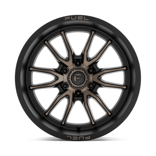 Fuel Offroad D762 CLASH Matte Black Double Dark Tint 17x9 +1 6x120mm 67.1mm