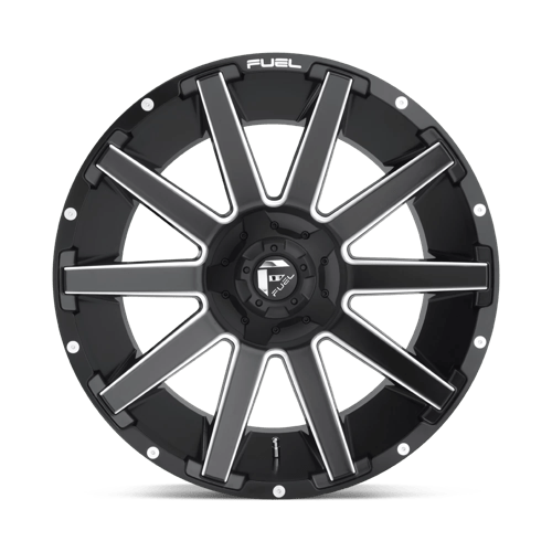 Fuel Offroad D616 CONTRA Matte Black Milled 22x12 -44 5x114.3|5x127mm 78.1mm