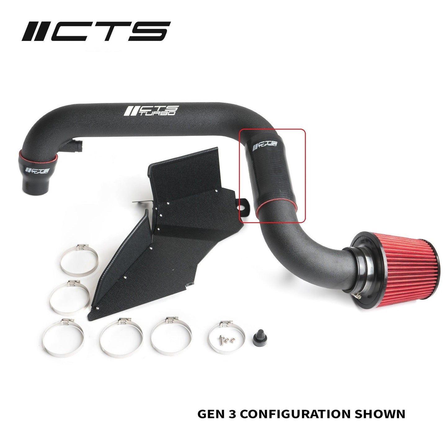 CTS Turbo Replacement 3″ long coupler for CTS-IT-220R