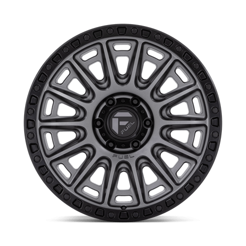 Fuel Offroad D835 CYCLE Matte Gunmetal W/ Black Ring 20x9 +1 6x139.7mm 106.1mm