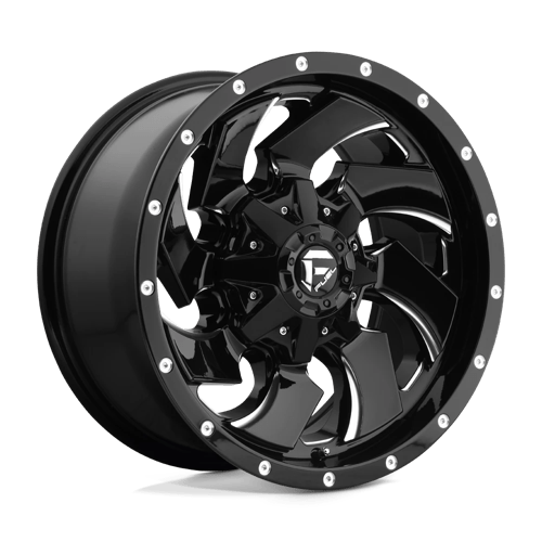 Fuel Offroad D574 CLEAVER Gloss Black Milled 22x10 -18 8x165.1mm 125.1mm