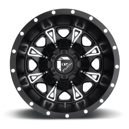 Fuel Offroad D513 THROTTLE Matte Black Milled 17x6.5 -140 8x210mm 154.3mm